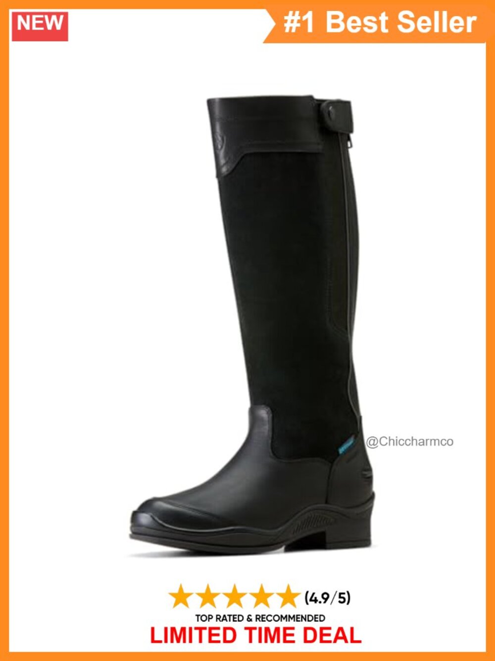 ARIAT Women's Extreme Pro Waterproof Insulated Tall Riding Boot Round Toe